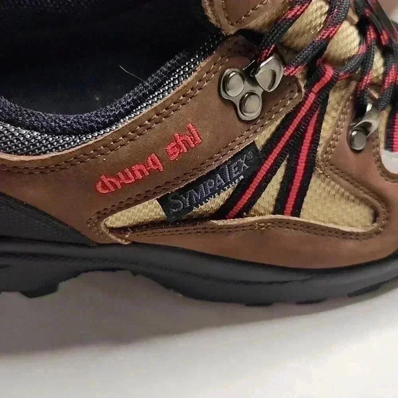 CHUNG SHI Rocker Toning Hiking Walking Leather Shoes Boots Women's US Size  7.5 - Picture 4 of 8